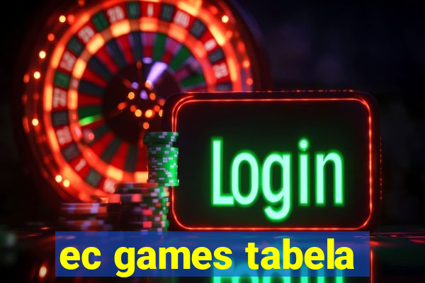 ec games tabela